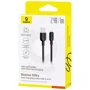 Кабель Baseus USB Cable to Lightning Silky Series 2.4A 1m Black (P10377702113-00) фото 4