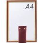 Женская ключница DNK Leather бордовая (DNK-Keys-Scol-L) фото 6