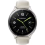 Смарт-часы Xiaomi Watch 2 Titan Gray Case with White Leather Strap (Global): Дисплей 1.43" AMOLED (466x466) / 326 PPI