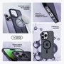 Чехол для iPhone ArmorStandart Y23 MagSafe Transparent Black for iPhone 15 Plus (ARM68334): Материалы поликарбонат и полиуретан