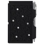 Кишеньковий блокнот із ручкою Troika Glitz Black (FN1623)