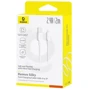 Кабель Baseus USB Cable to Lightning Silky Series 2.4A 2m White (P10377702213-01) фото 5