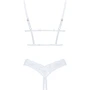 Соблазнительный комплект Obsessive Heavenlly White XS/S