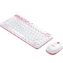 Комплект бездротовий Logitech Wireless Combo MK240 Ru White (920-008212): інтерфейс підключення Wireless + USB
