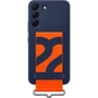 Чохол для телефона Samsung Silicone with Strap Cover Navy (EF-GS901TNEGRU) для Samsung S901 Galaxy S22