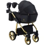 Коляска 2 в 1 Adamex Barcelona Polar (Gold) BR442 (624631): Возможность установки люльки есть