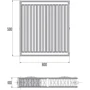 Imas 22-К 500х800 ниж. подкл: Тип радиатора Панельный