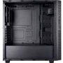 Корпус Silverstone PS14-E Black (SST-PS14B-E): Материал передней панели пластик