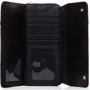 Женский кошелек Guess Holly Slg Lrg Clutch Organizer черный (SWVG7669620-BLA): Формат кошелька Горизонтальный