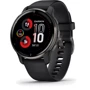 Смарт-часы Garmin Venu 2 Plus Slate Stainless Steel Bezel with Black Case and Silicone Band (010-02496-11)