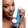 Фаллоимитатор Pop Peckers 6.5" Dildo With Balls Blue