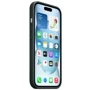 Чехол для iPhone Apple for iPhone 15 Plus FineWoven Case with MagSafe Evergreen (MT4F3) : Цвет зеленый