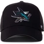 Мужская бейсболка 47 Brand Nhl San Jose Sharks черная (H-MVP22WBV-BK) фото 4