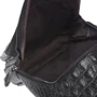 Мужская сумка-слинг Borsa Leather черная (K13611-black) фото 10