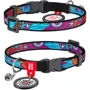 Ошейник для котов WAUDOG Nylon c QR паспортом Лето пластиковый фастекс 10 ммx20-30 см (5267) фото 2