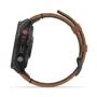 Смарт-часы Garmin Fenix 8 Pro AMOLED 47mm Sapphire Carbon Grey DLC Titanium with Chestnut Leather Band (010-03198-40)