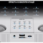 Портативна караоке-система Inspire YS-223 white з 2 мікрофонами (YS-223): Кріплення Стоечный