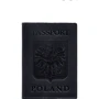 Обложка для паспорта с польским гербом BlankNote темно-синяя (BN-OP-PL-nn)