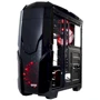 Корпус QUBE QB40X_WRNU3: Матеріал передній панелі пластик / сталь