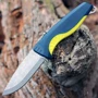 Нож SOG Aegis FX Indigo/Acid Yellow (SOG 17-41-01-41): Система блокировки Нет