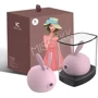 Вакуумный стимулятор с вибрацией KisToy Miss KK Pink