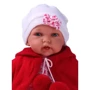 Пупс Antonio Juan Горра с мягким телом с звуком 27 cm (см) в красной одежде (1220) фото 4