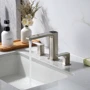 Смеситель для раковины Lefton Widespread 2-handle Bathroom Faucet with Temperature Display-BFWS2402 Brushed Nickel: Вид монтажа Врезной