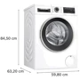 Стиральная машина Bosch WGG242ZEPL: Загрузка белья (стирка), кг 9