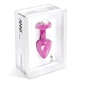 Анальная пробка со стразом Diogol Anni R Heart Pink Кристалл 30мм