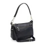 Женская сумка через плечо Borsa Leather черная (K1bb301bl-black)