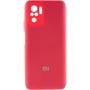 Чохол для телефона Mobile Case Silicone Cover Shield Camera Rose Red для Xiaomi Redmi Note 10 / Note 10s