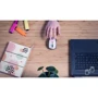 Мишка Trust YVI Wireless Pink Circles (24441): Тип сенсора оптический