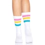 Носки женские в полоску Leg Avenue Pride crew socks Pansexual, 37–43 размер