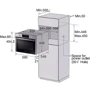 Духовой шкаф электрический Samsung NQ50J3530BS/EO: Мощность подключения, Вт 3000