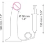 Кончающий фаллоимитатор Strap-On-Me Dildo Cum Flesh