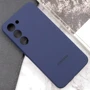 Аксессуар для смартфона Lakshmi Premium Silicone Case with Logo Full Camera Midnight Blue for Samsung S921 Galaxy S24: Цвет темно-cиний