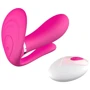 Вібромасажер з анальним та кліторальним стимулятором, та підігрівом BOSS Remote wearable vibrator Pink (BS561007-3)