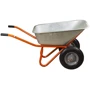 Тачка садово-будівельна Flora 100л 320кг колесо 15" (5056714): Обсяг кузова (рідка суміш), л 100