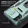 Чохол для телефона Mobile Case Camshield Army Ring Light Green для Samsung A065 Galaxy A06: Матеріал силикон + поликарбонат