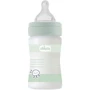 Бутылочка для кормления стеклянная Chicco Well-Being Colors с силиконовой соской 0м+ 150 мл (28711.31)