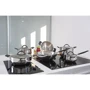 Сковорода Barazzoni 33 Carati Inox Wok с крышкой 28 см (170156128): Материал корпуса нержавеющая сталь