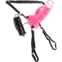 Фаллопротез с вибратором кроликом Fetish Fantasy Wonderful Wabbit Hollow Strap-on, розовый