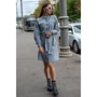 Платье FLFashion Хоо ХПХ 3252 48 серое повседневное до середины бедра: Вид Повседневные платья