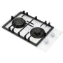 Варочная поверхность Minola MGG 31436 WH: Расположение панели спереди