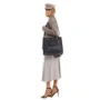 Сумка жіноча GUESS ABEY ELITE TOTE чорна (HWQB8558230-BLA): Фактура Матовая, Стеганая