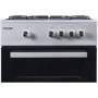 Газовая плита Houser FSG 6201 W: Рабочая поверхность эмалированная сталь