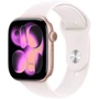 Apple Watch Series 11 GPS + Cellular 42mm Rose Gold Aluminium Case with Light Blush Sport Band - S/M (MF8E4)