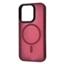 Чехол для iPhone WAVE Matte Insane Case with MagSafe Dark Red for iPhone 15
