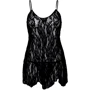 Пеньюар Leg Avenue Rose Lace Flair Chemise Black One Size