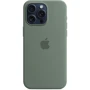 Чехол для iPhone Apple iPhone 15 Pro Max Silicone Case with MagSafe - Cypress (MT1X3ZM/A): Материалы Силикон